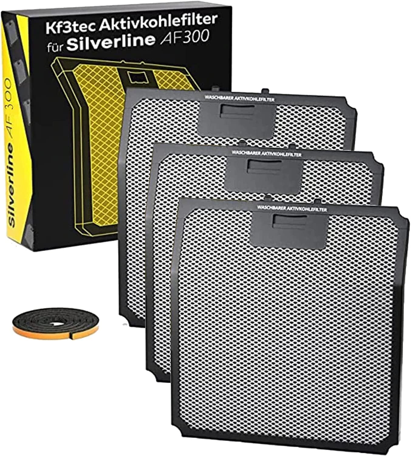 Aktivkohlefilter für Silverline AF 300 Aktivkohlefilter (3er Pack)