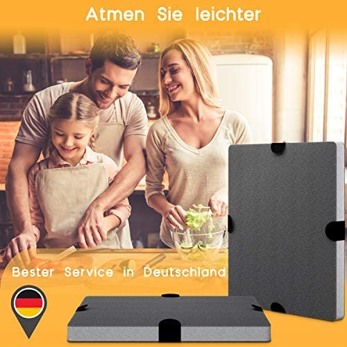 Aktivkohlefilter ähnlich DKF12-1 bzw. 6228731 (3er Pack) Passend für Miele Dunstabzugshauben DA269-4 / DA279-4 / DA390 / DA420 / 28996265D