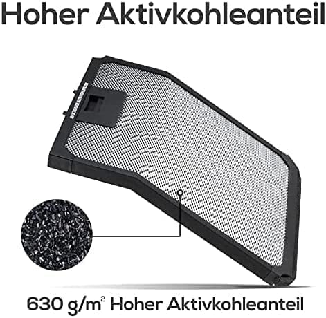 Aktivkohlefilter für Silverline AF 500 AKtivkohlefilter (bis zu 3x waschbar) - 3er Pack