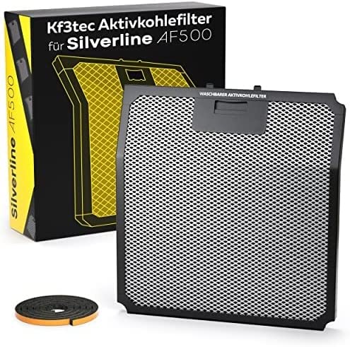 Aktivkohlefilter für Silverline AF 500 AKtivkohlefilter (bis zu 3x waschbar)