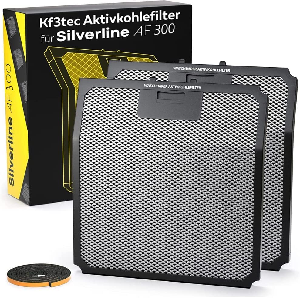 Aktivkohlefilter für Silverline AF 300 Aktivkohlefilter (2er Pack)