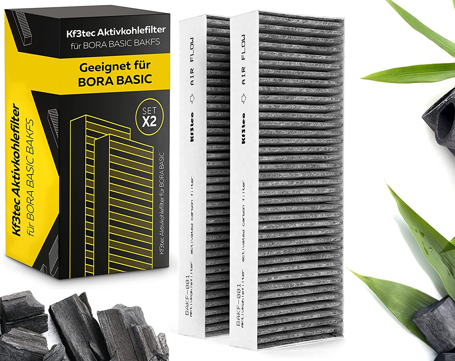 Aktivkohlefilter-Set für Bora Basic BAKFS und BIU/BHU/BFIU Dunstabzugshauben