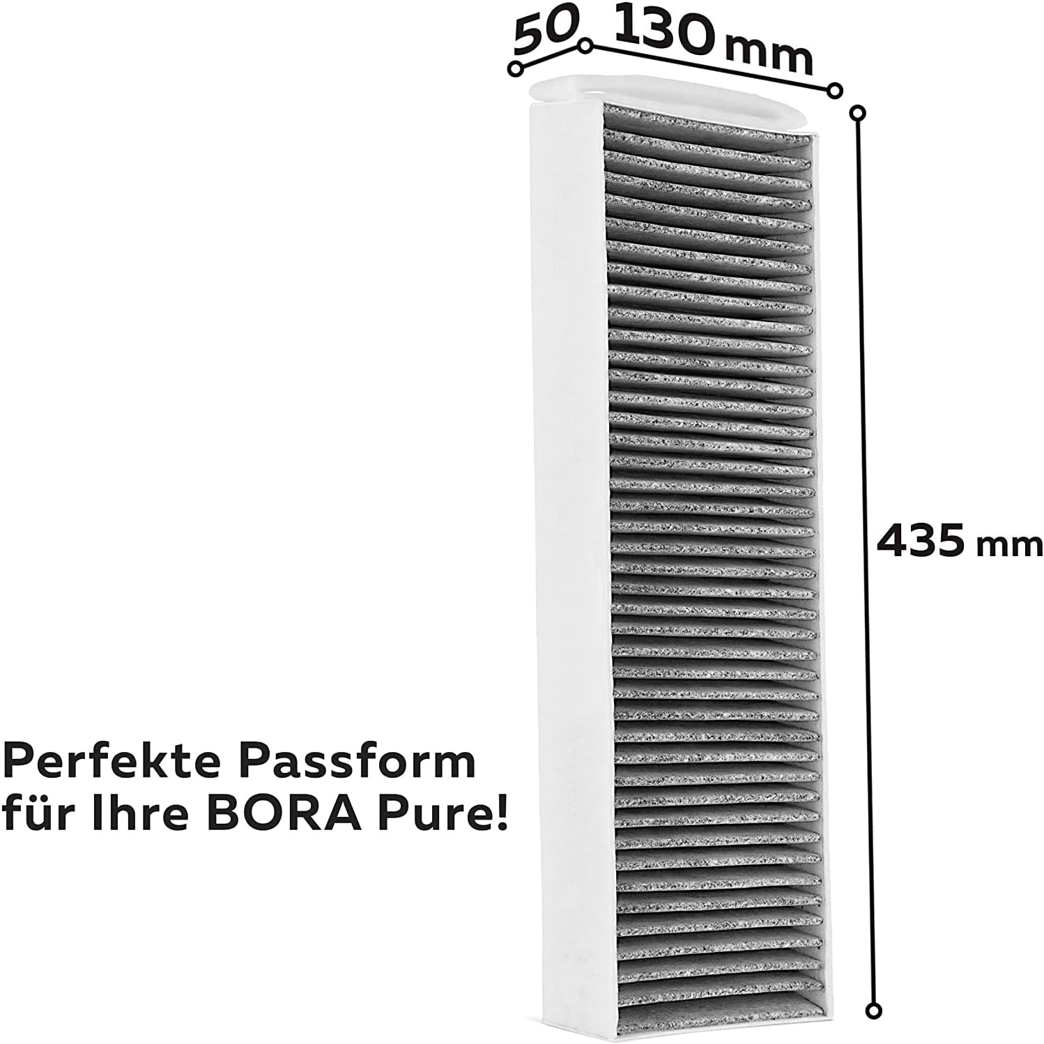Aktivkohlefilter-Set (3 Filter) für Bora Pure Puakf, für Ihr Umluftkochfeld PURU oder PUXU - 3er Pack